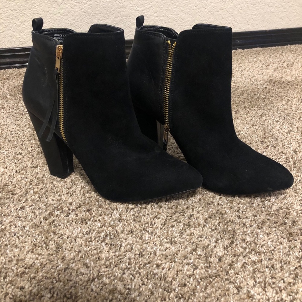 Steve Madden Black Jannyce Bootie